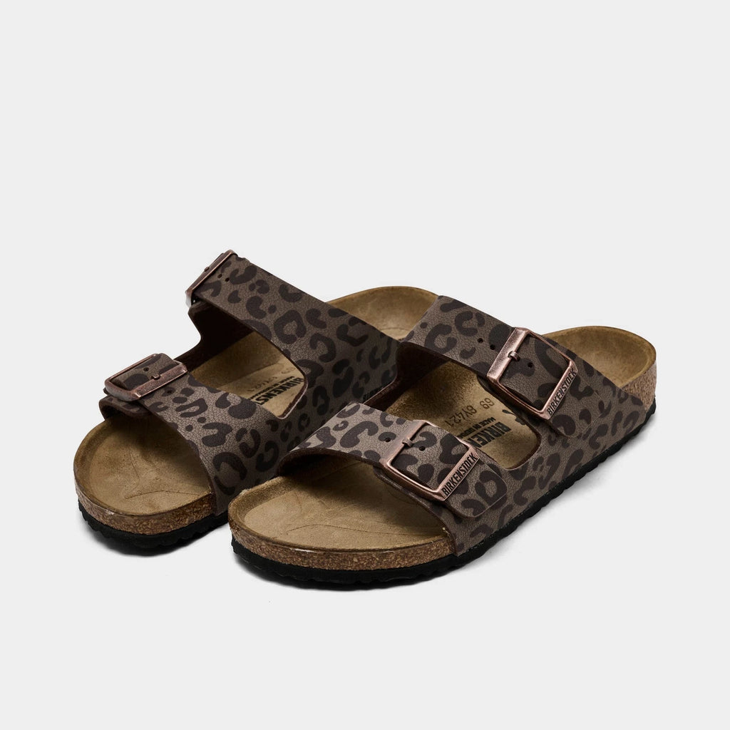 Girls' Floral Two-Strap Synthetic Sandals