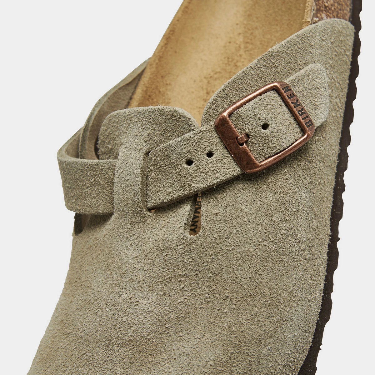 Kids' Suede Closed-Toe Clogs