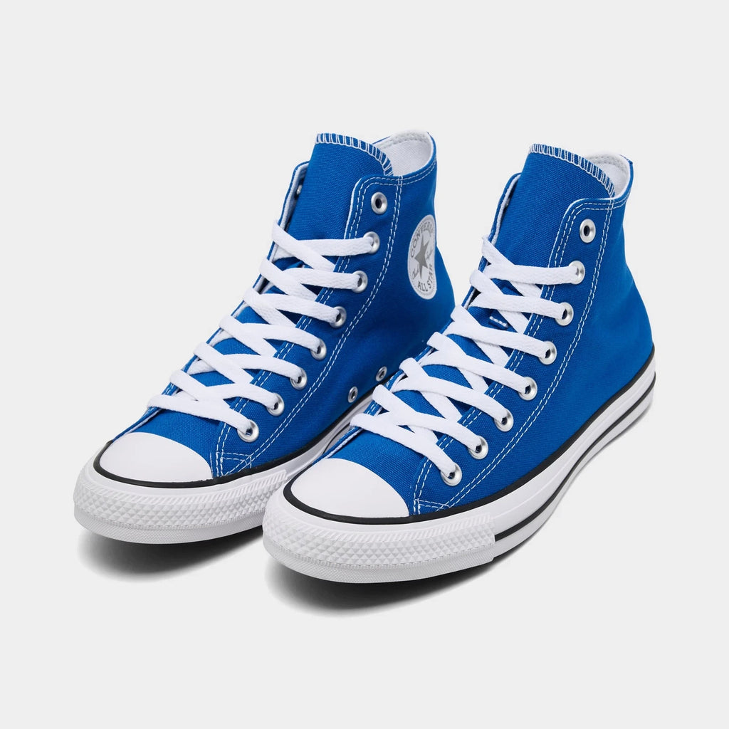 Women's Canvas High Top Sneakers - Blue