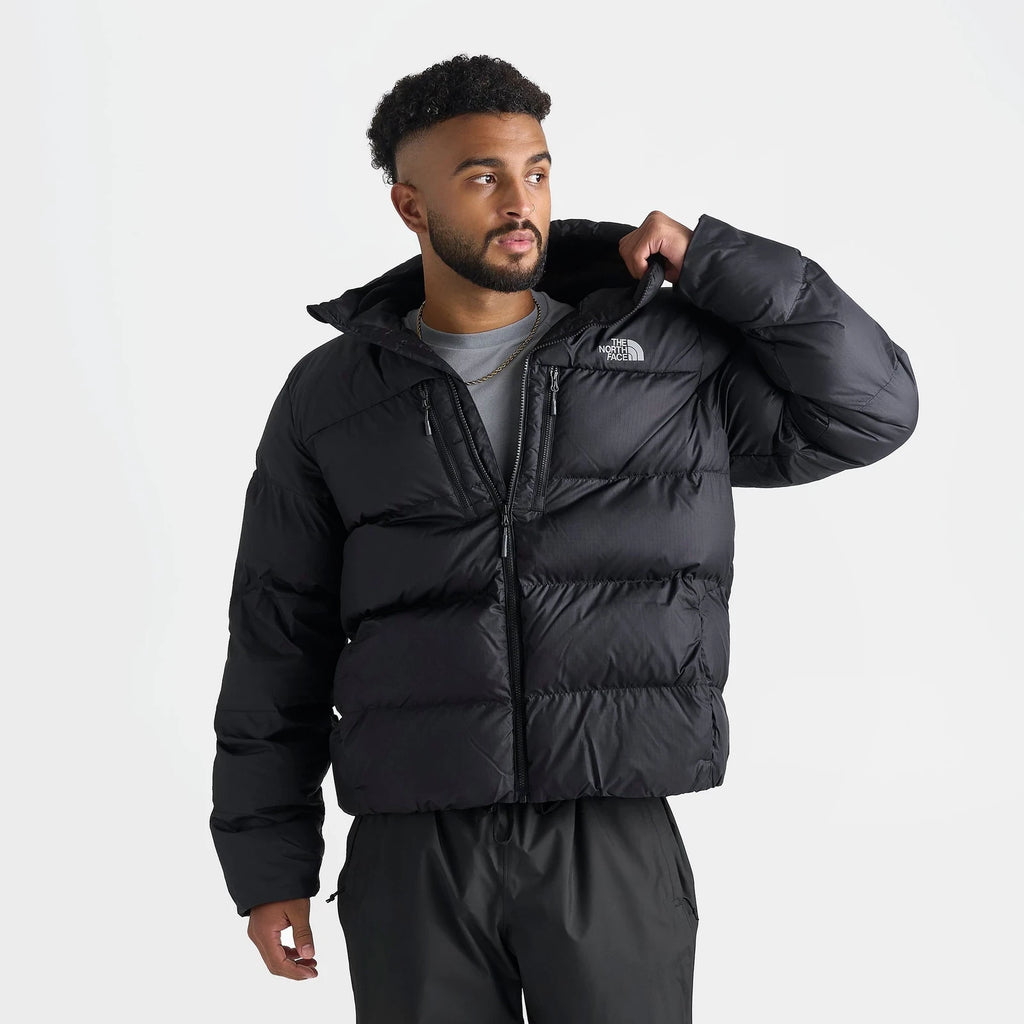 Men's Insulated Hooded Jacket - Black