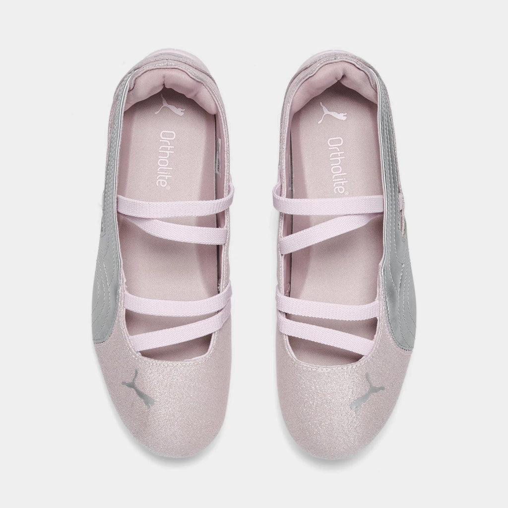 Girls' Metallic Ballet-Inspired Shoes