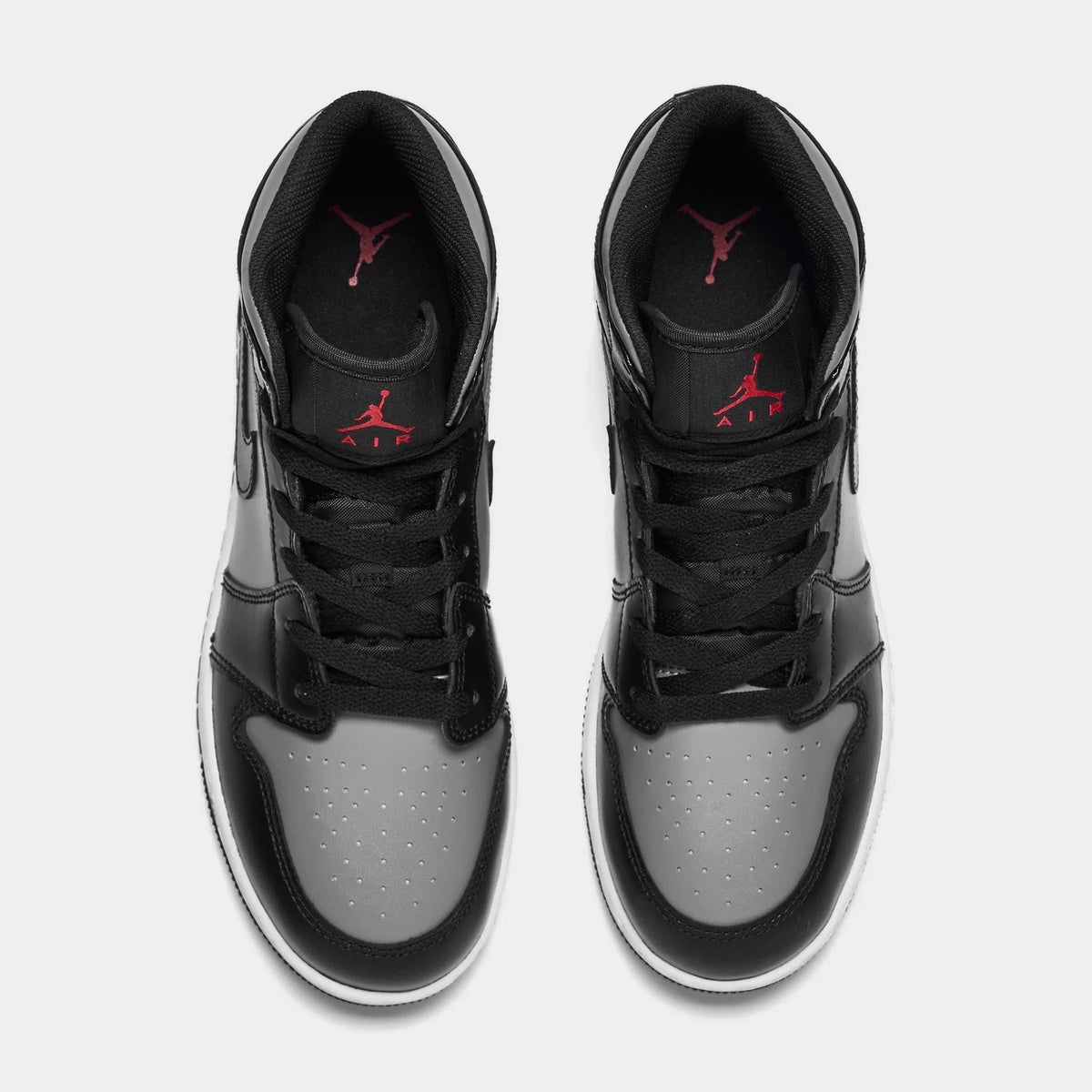 Big Kids' Leather Mid-Top Casual Sneakers