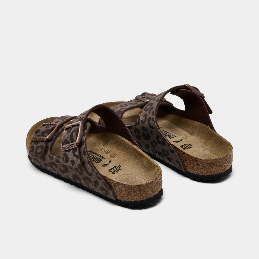 Girls' Floral Two-Strap Synthetic Sandals