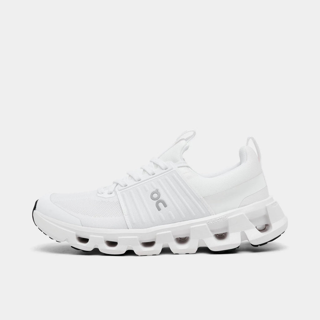Kids' Mesh Lace-Up Running Shoe - White
