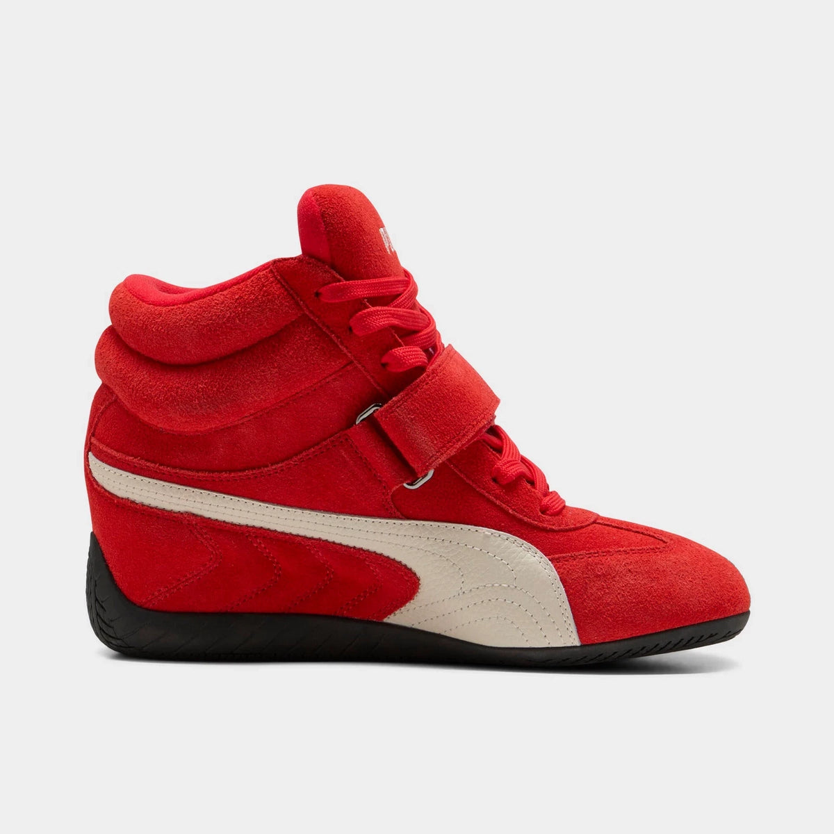 Women's Hidden Wedge Leather Sneakers