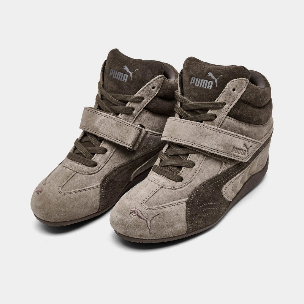 Women's Hidden Wedge Sneakers - Brown