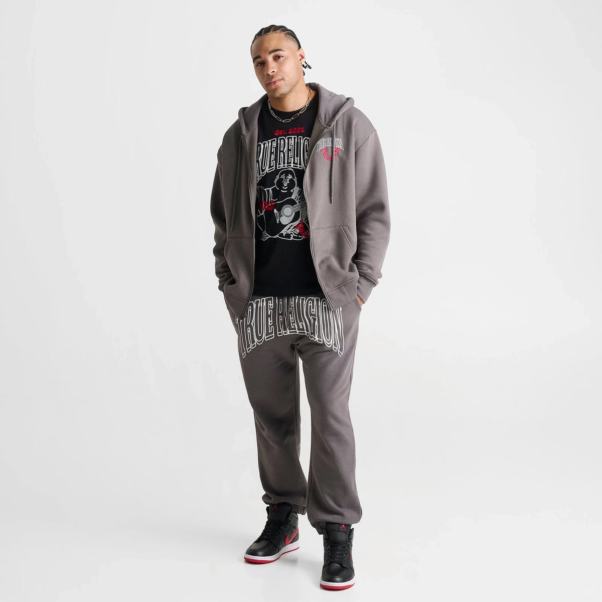 Men's Graphic Fleece Jogger Pants