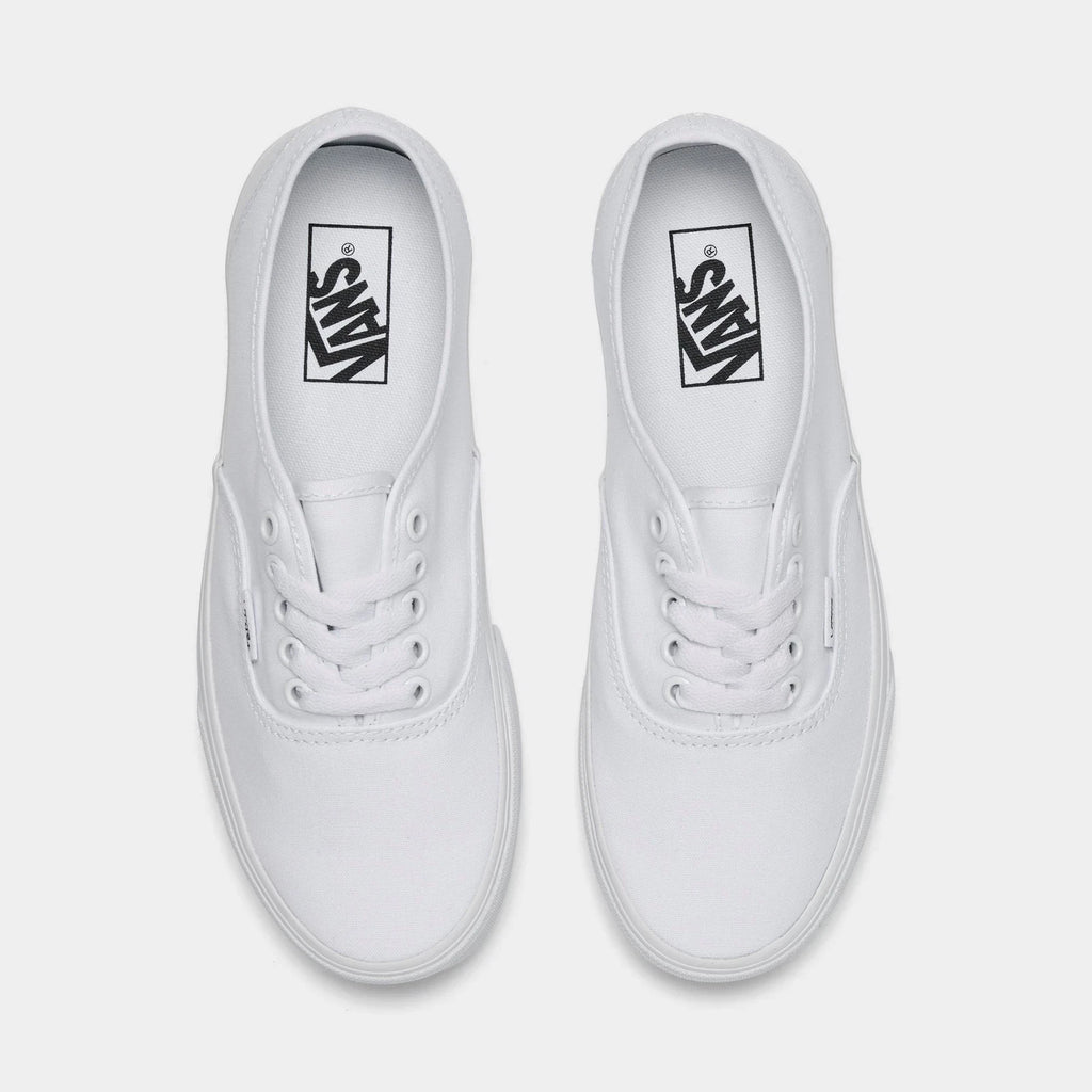 Canvas Low-Top Lace-Up Sneaker - White