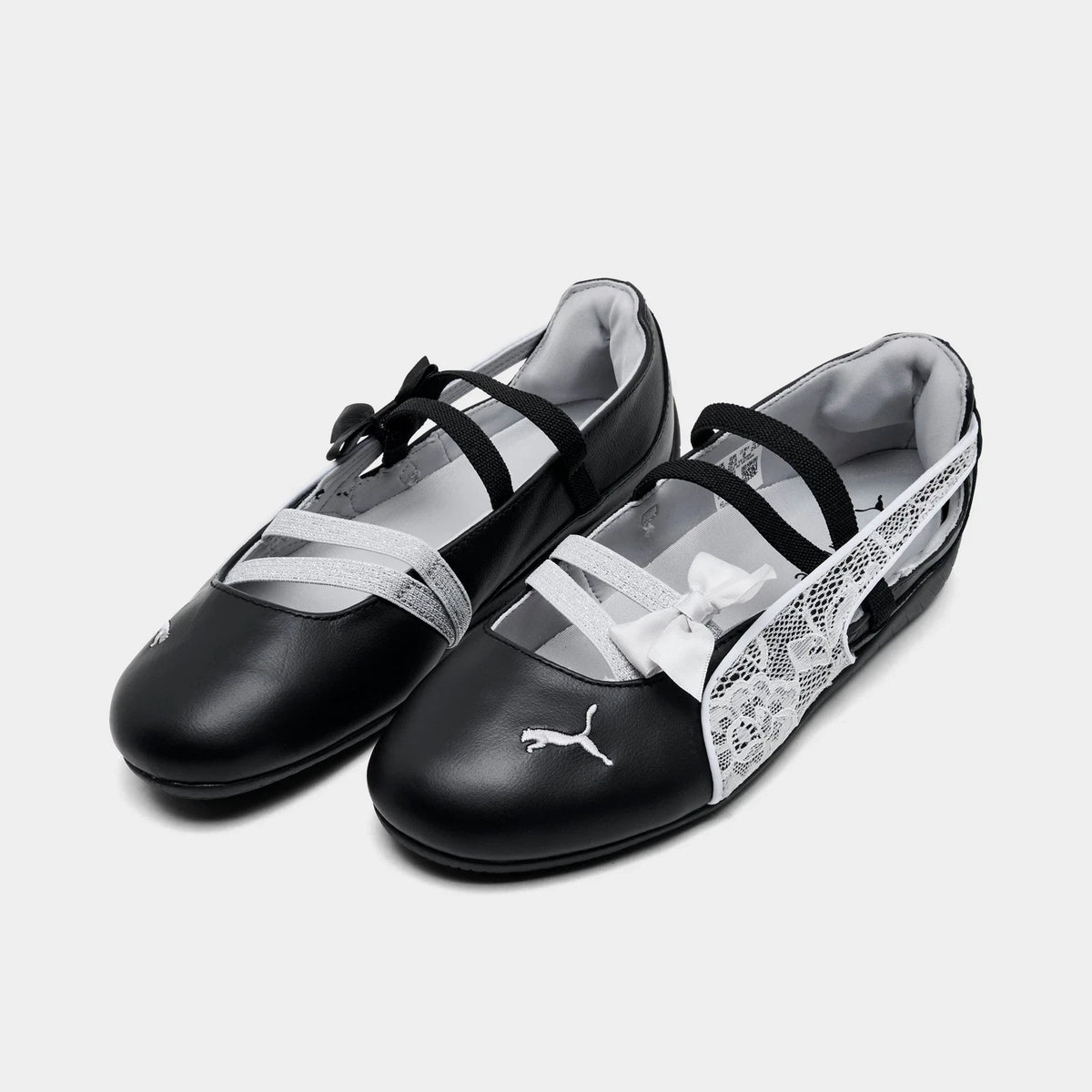 Women's Leather Ballet-Inspired Sneakers