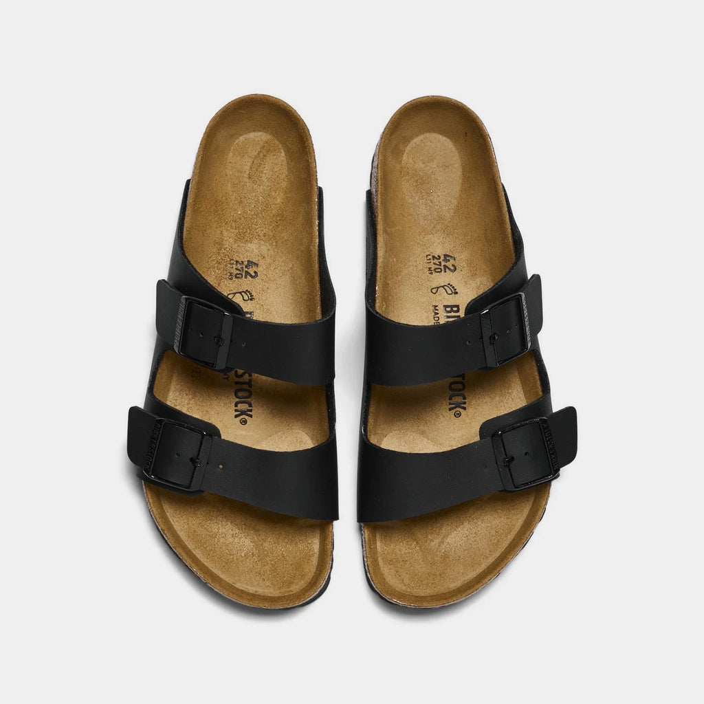 Men's Two-Strap Synthetic Sandals - Black