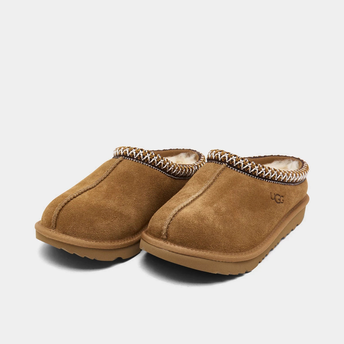 Kids' Suede Wool Blend Slippers