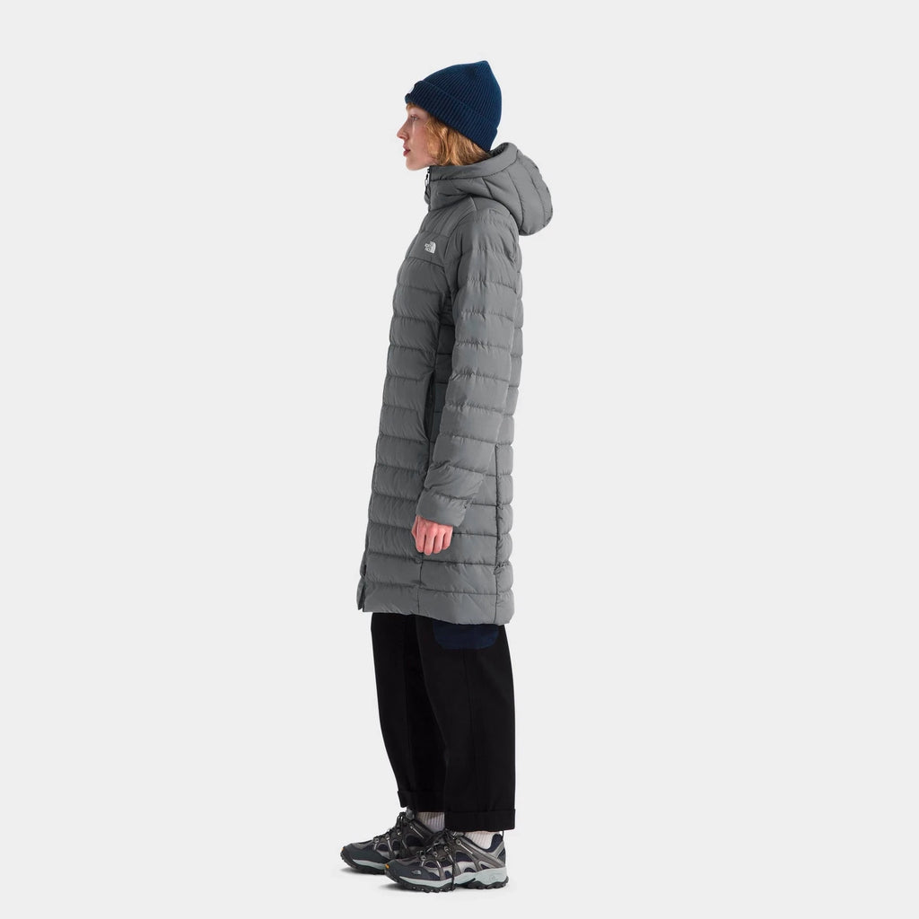 Women's Down-Insulated Long Parka - Black