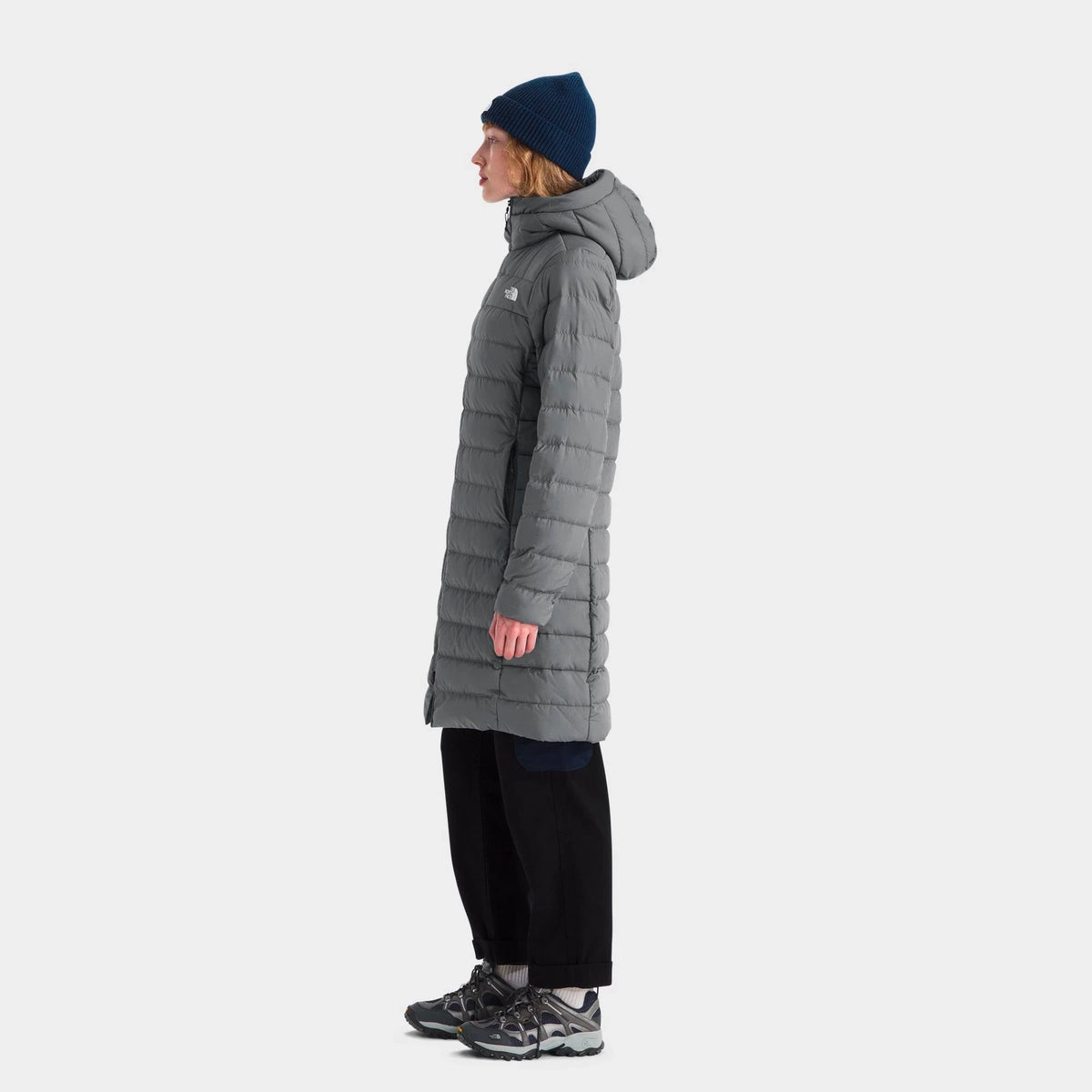 Women's Down-Insulated Long Parka - Black