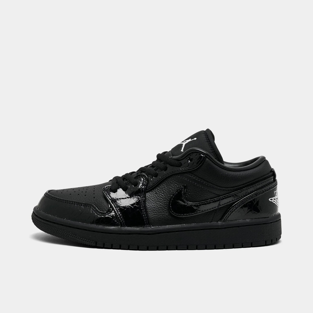 Women's Croc-Embossed Leather Low Sneakers