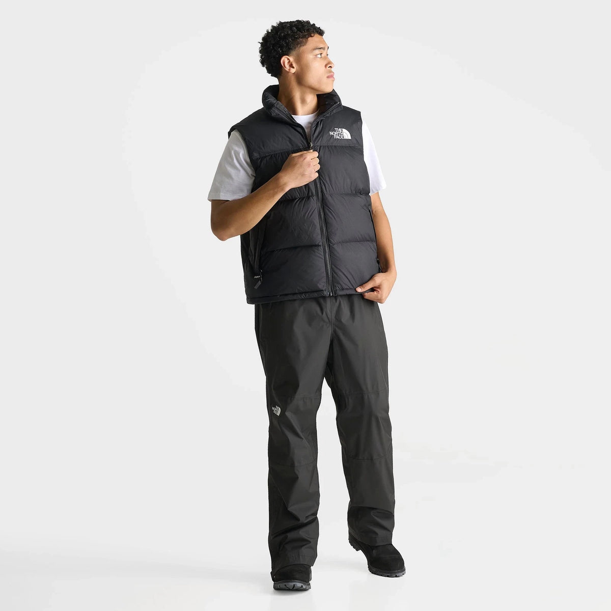Men's Down Puffer Vest - Black