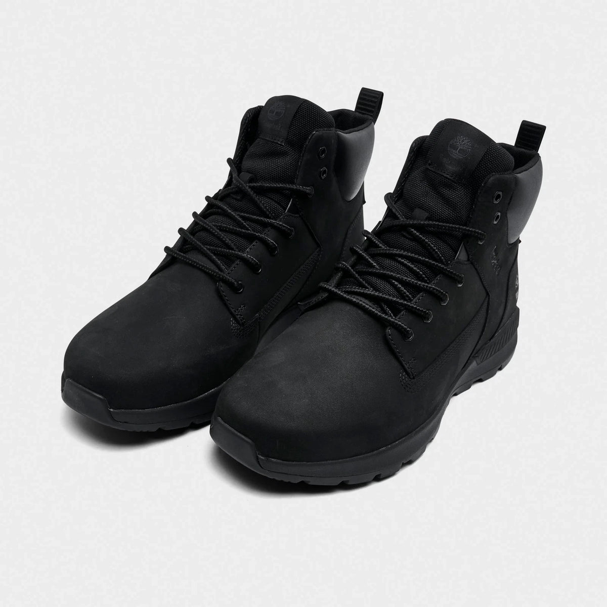 Men's Mid Nubuck Sneaker Boots - Black