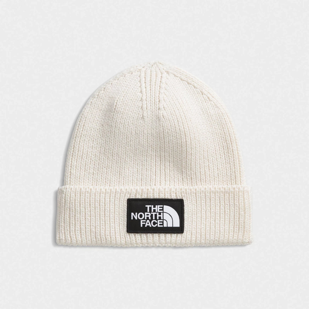 Rib-Knit Cuffed Beanie - White