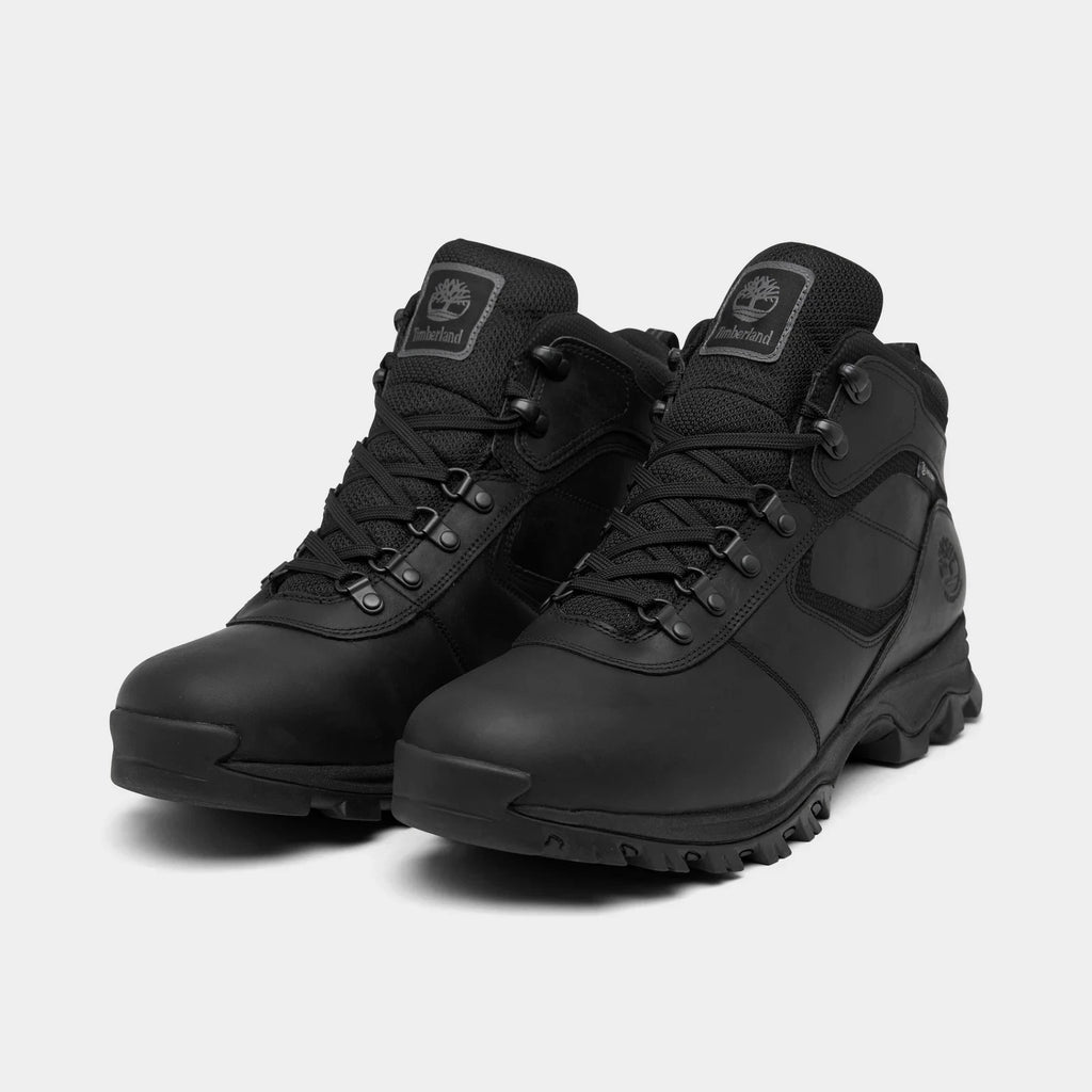 Men's Mid Waterproof Hiking Boots - Black