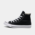 Women's Canvas High Top Sneakers - Black