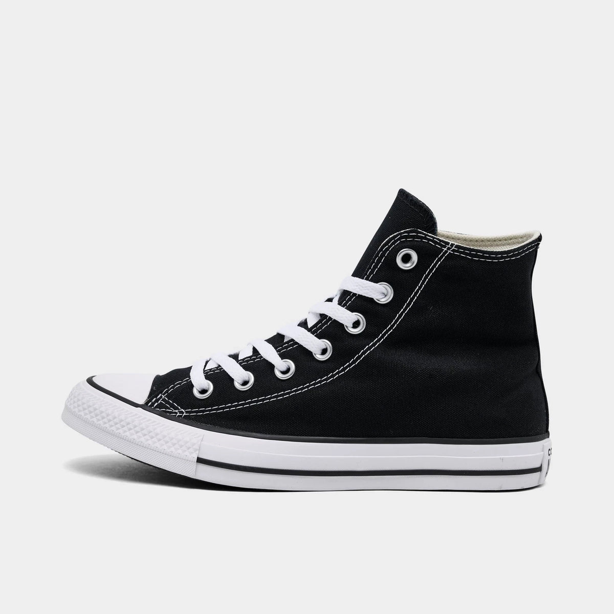 Women's Canvas High Top Sneakers - Black