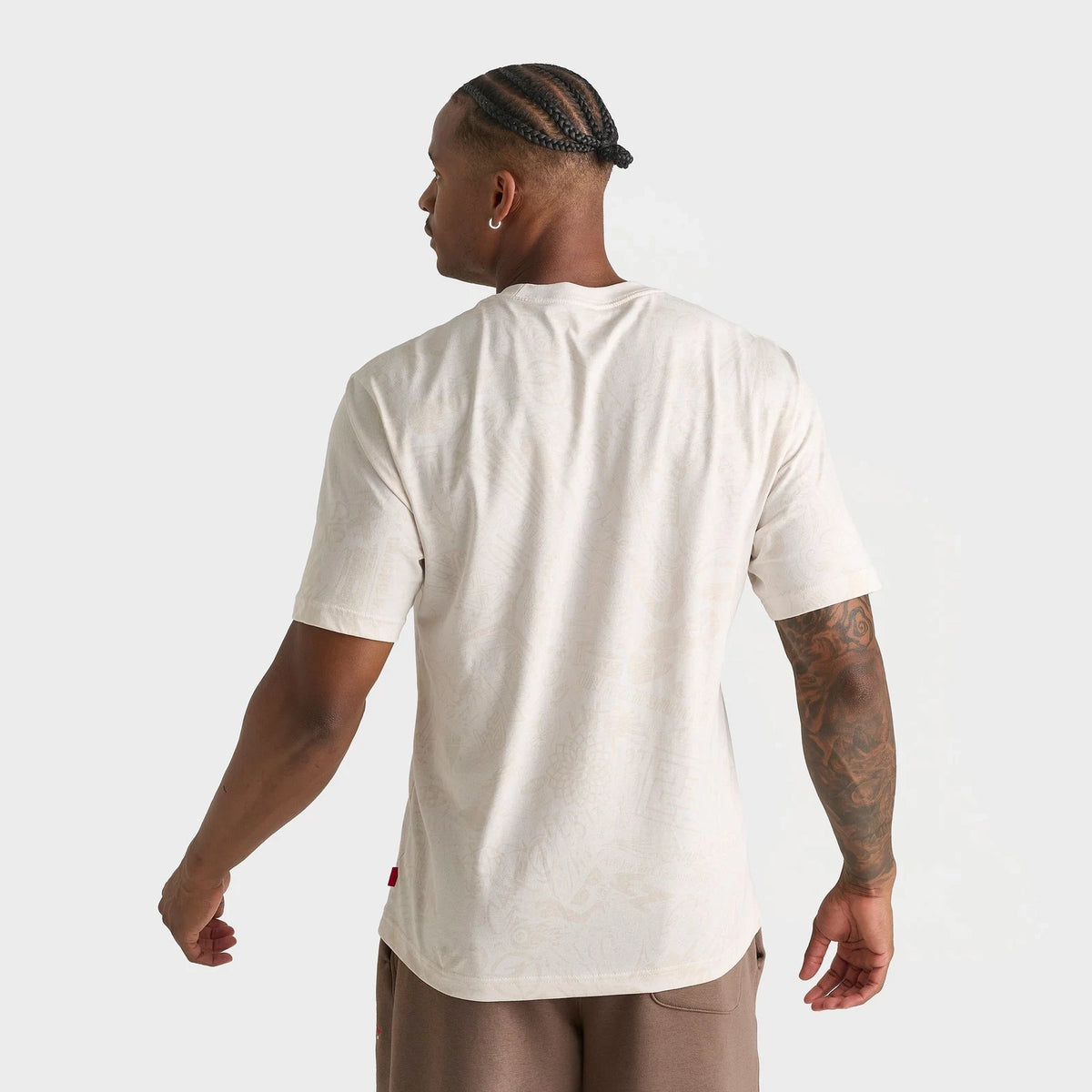 Men's Allover Graphic Cotton T-Shirt