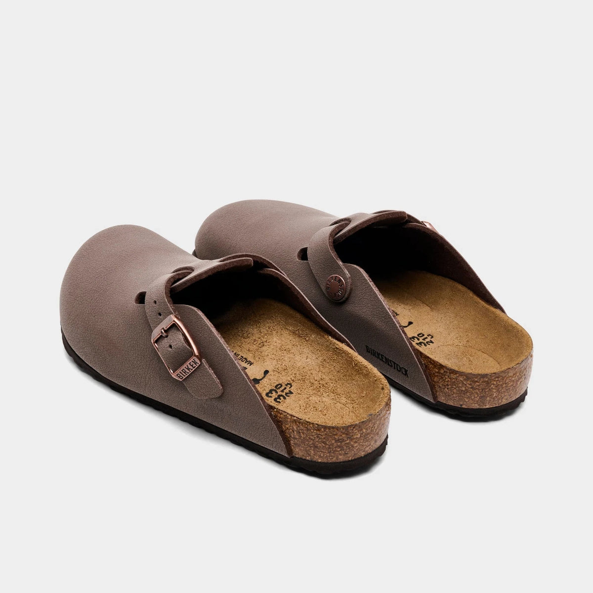Little Kids' Synthetic Buckle Clogs - Brown