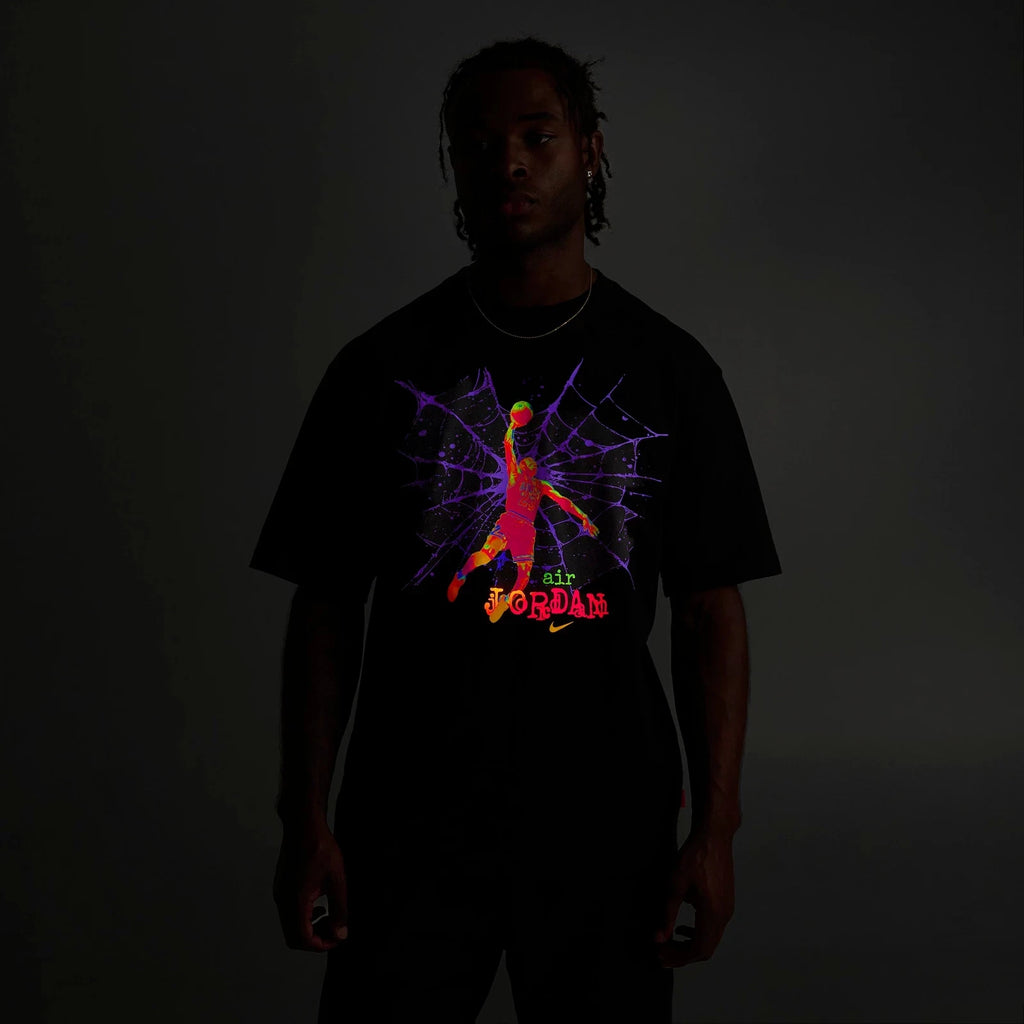 Men's Cotton Spiderweb Graphic T-Shirt