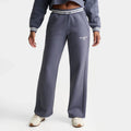 Women's Ribbed Wide-Leg Fleece Pants