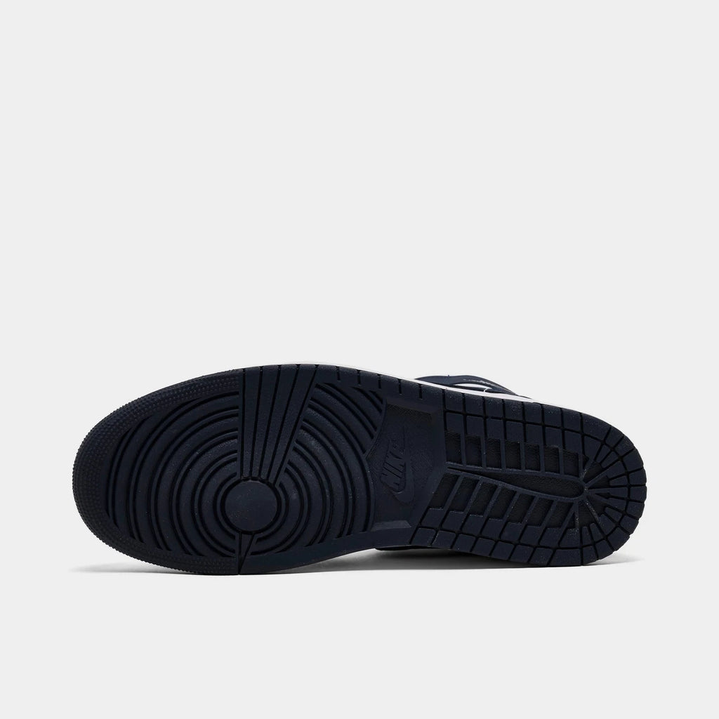 Men's Leather Mid-Top Casual Sneakers