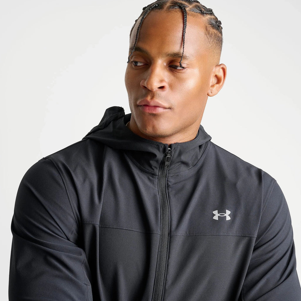 Men's Water-Repellent Full-Zip Running Jacket