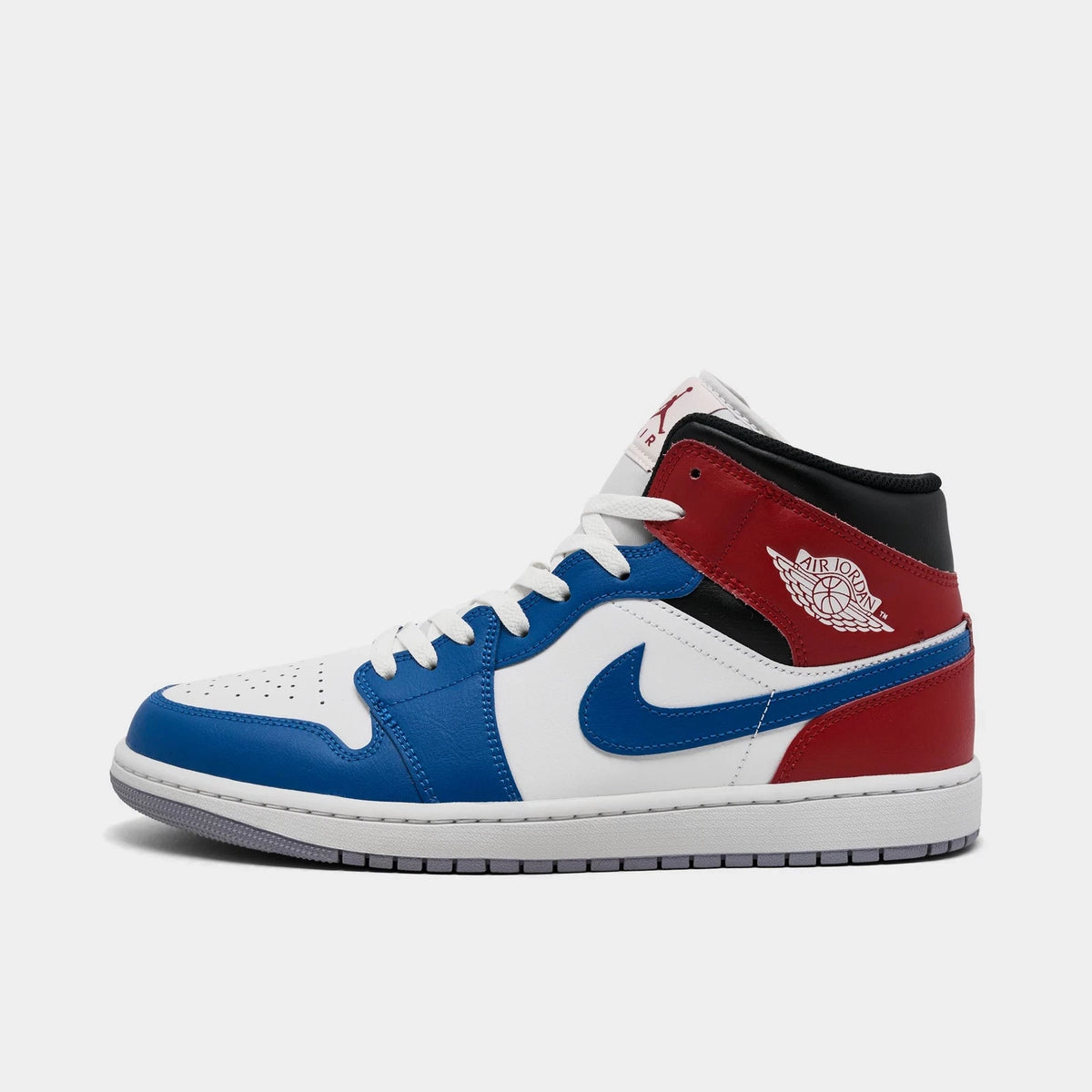 Men's Leather Mid Top Casual Sneaker