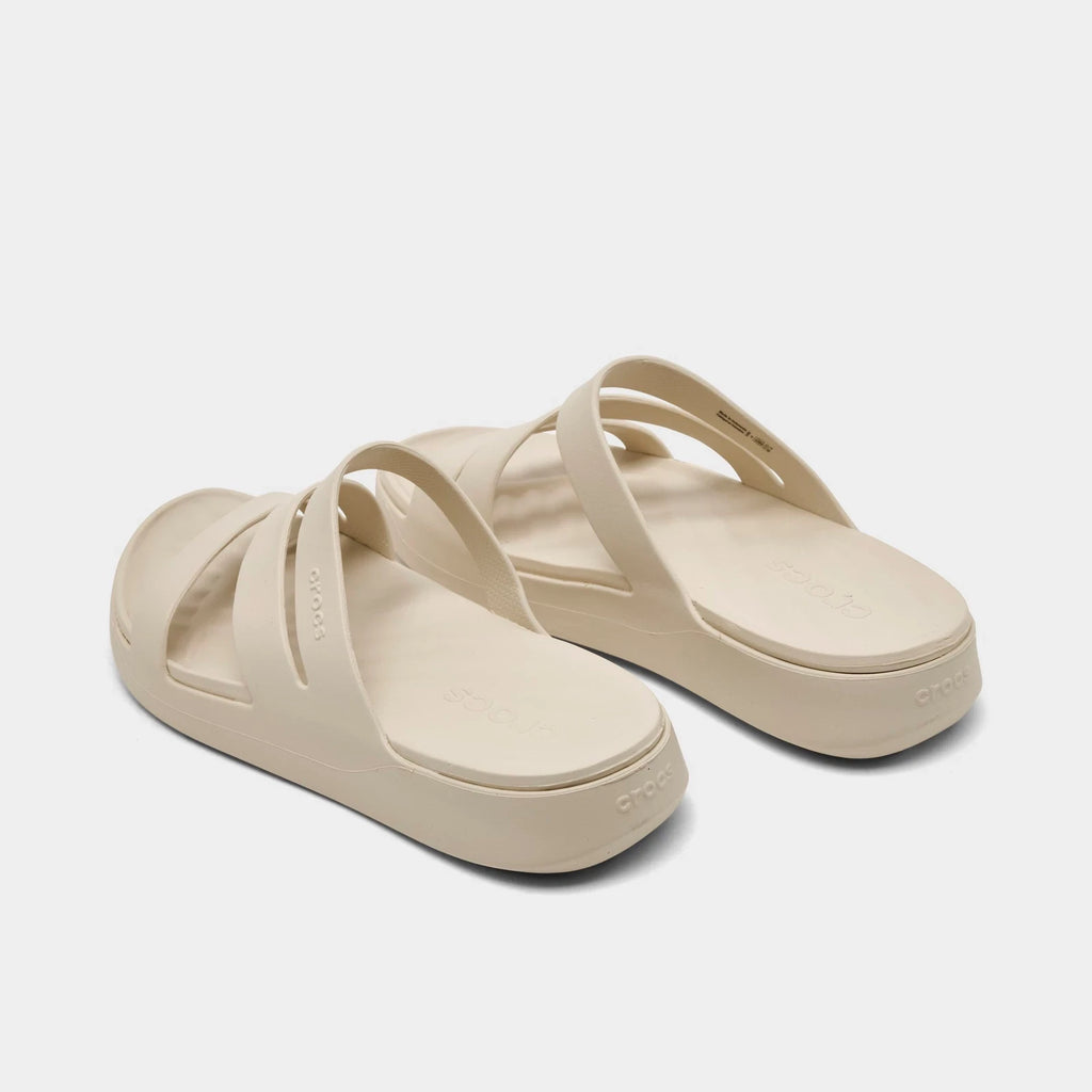 Strappy Slip-On Sandal - White