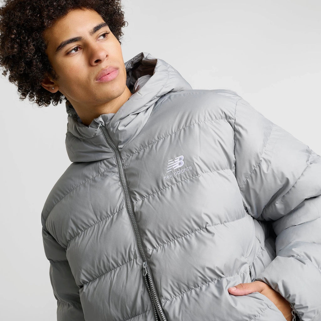 Men's Hooded Full-Zip Puffer Jacket