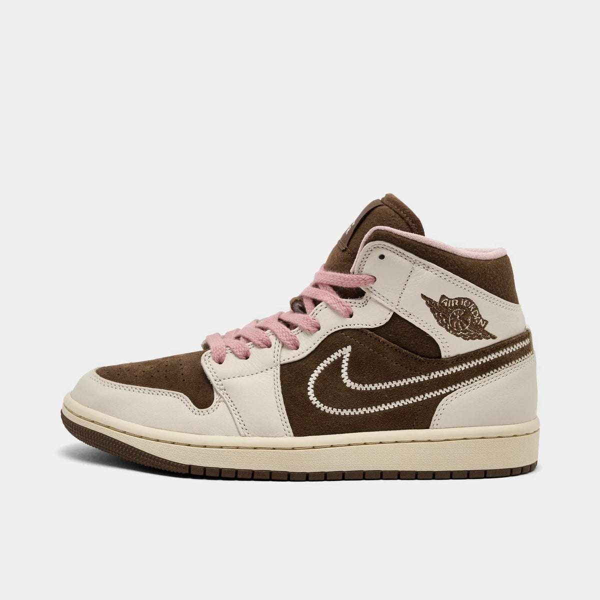 Women's Mid-Top Textile & Leather Sneakers