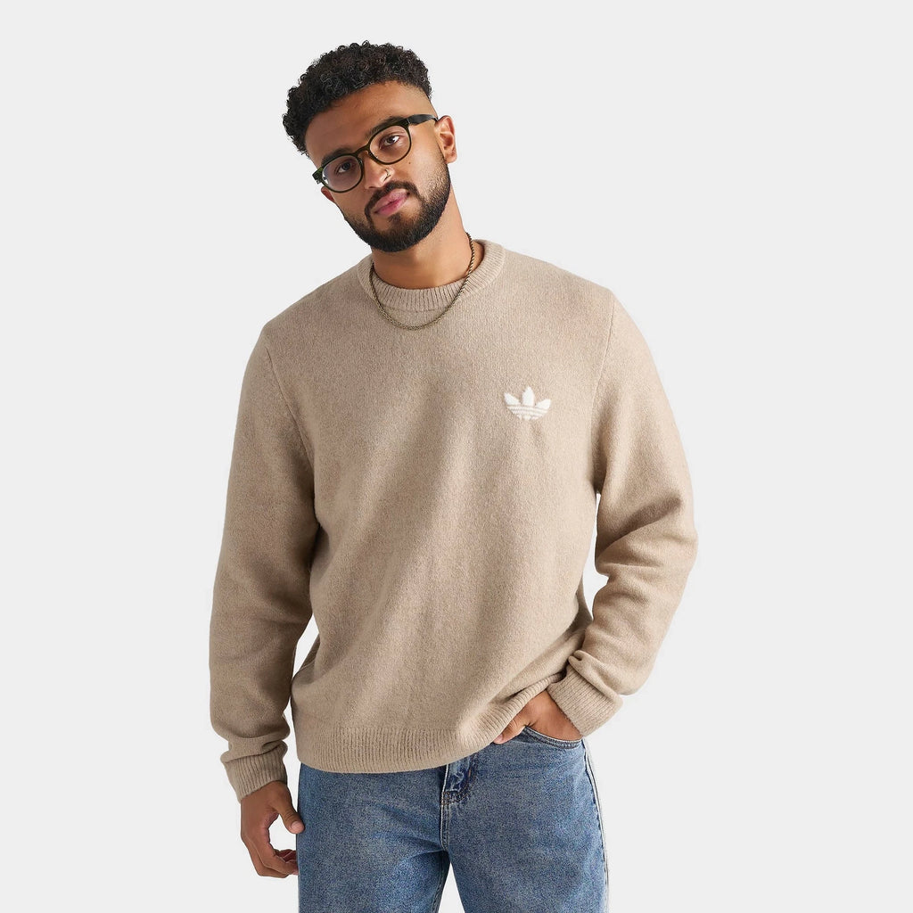 Men's Wool Blend Knit Crewneck Sweater