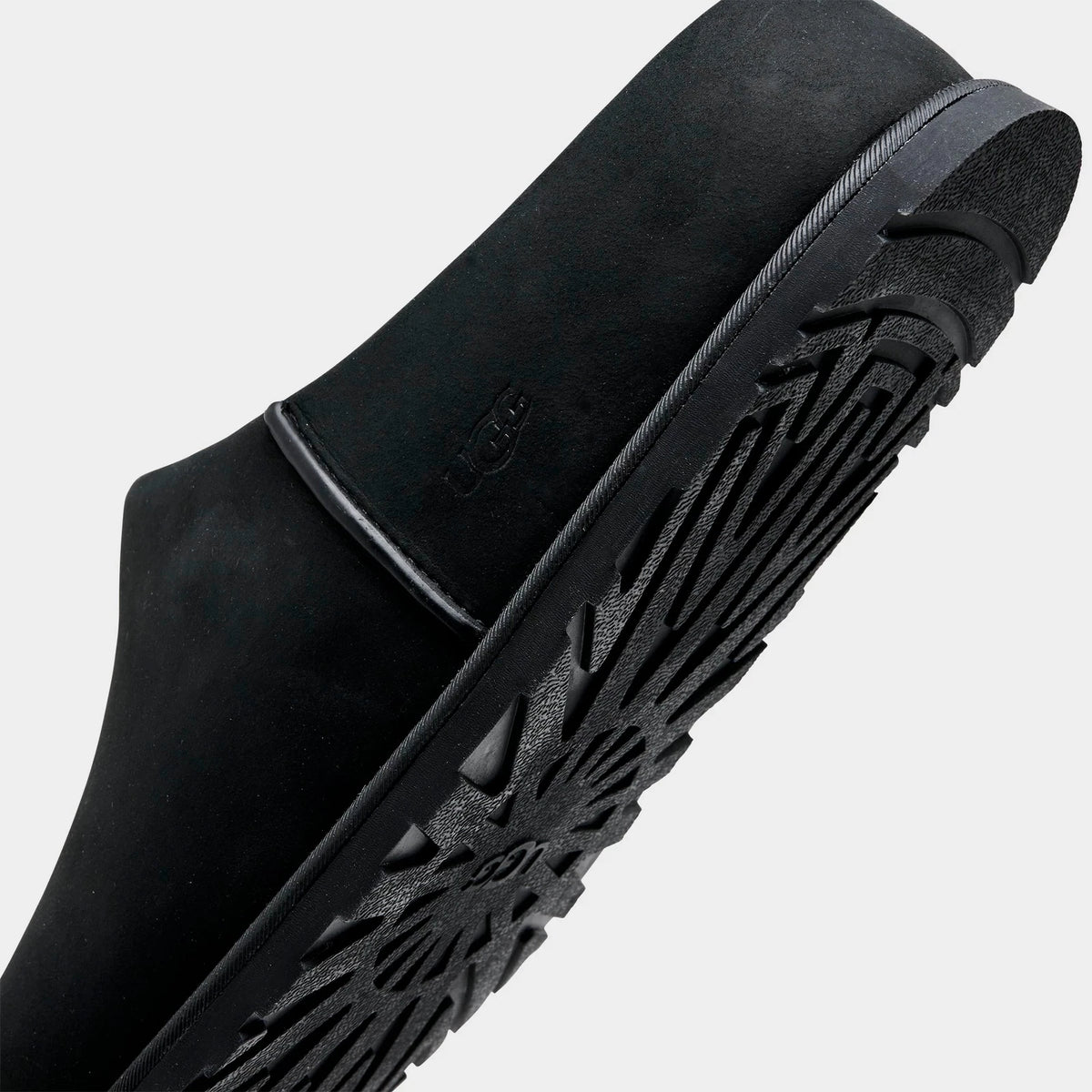 Men's Waterproof Nubuck Backless Clog - Black
