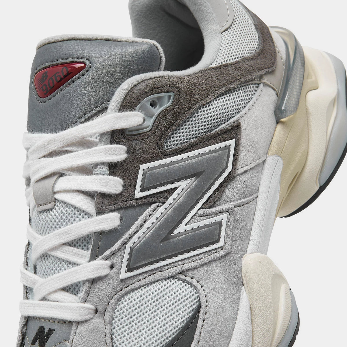 Men's Suede And Mesh Lifestyle Sneakers - Grey