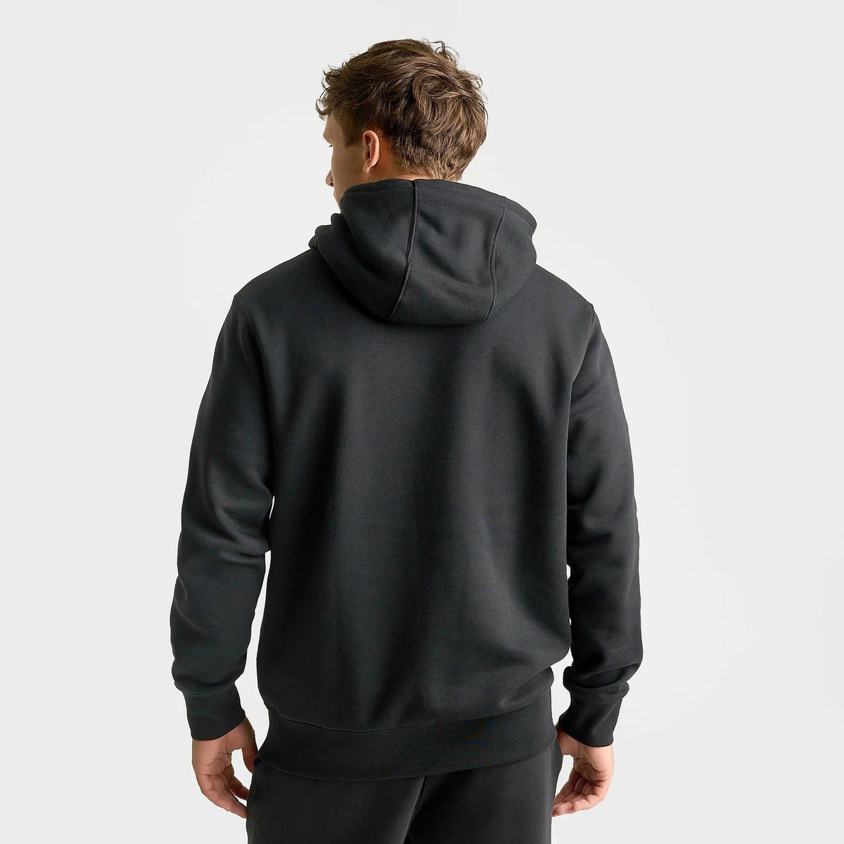 Men's Brushed Fleece Pullover Hoodie - Gray