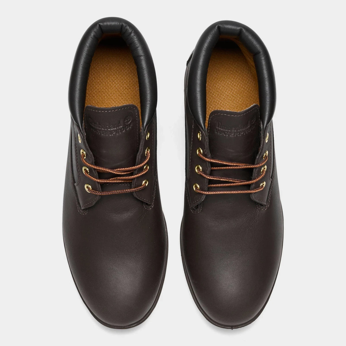 Men's Waterproof Leather Chukka Boots - Brown