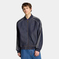 Men's Denim Full-Zip Track Jacket