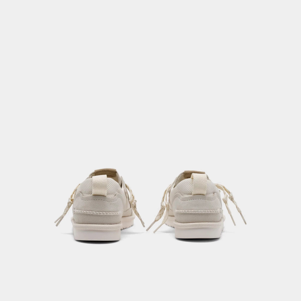 Women's Suede Lace-Up Low-Profile Shoes - Black