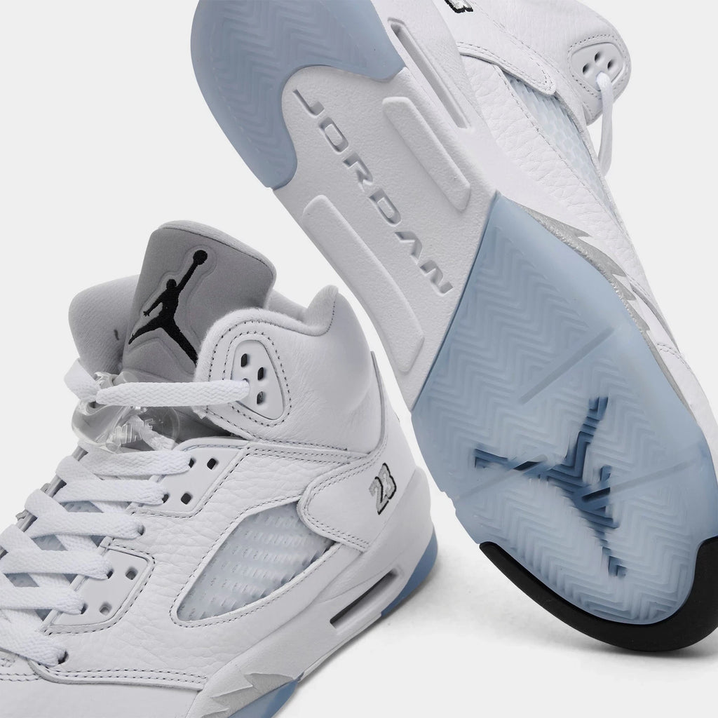 Big Kids' Leather Basketball Sneakers