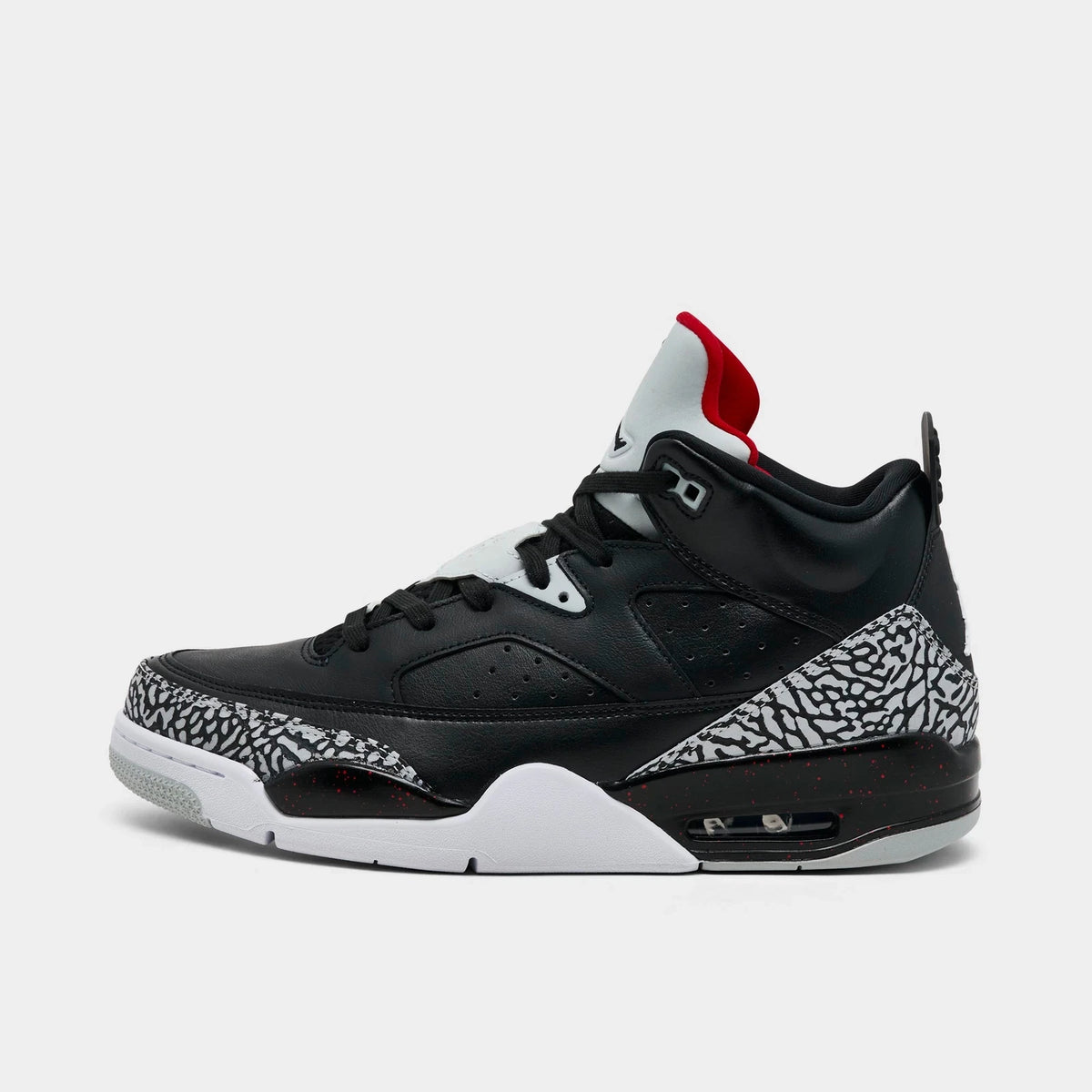 Men's Leather And Mesh Low-Top Sneakers
