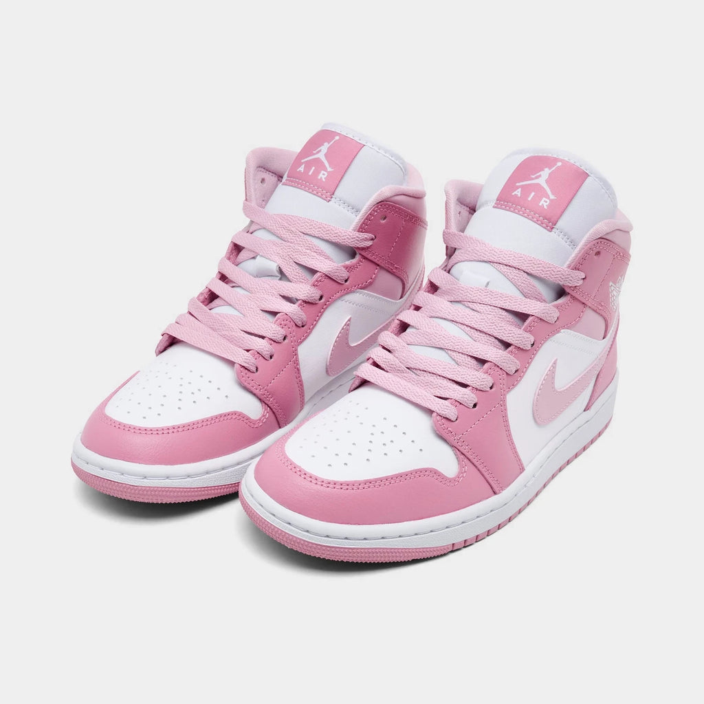 Women's Leather Mid-Top Casual Sneakers