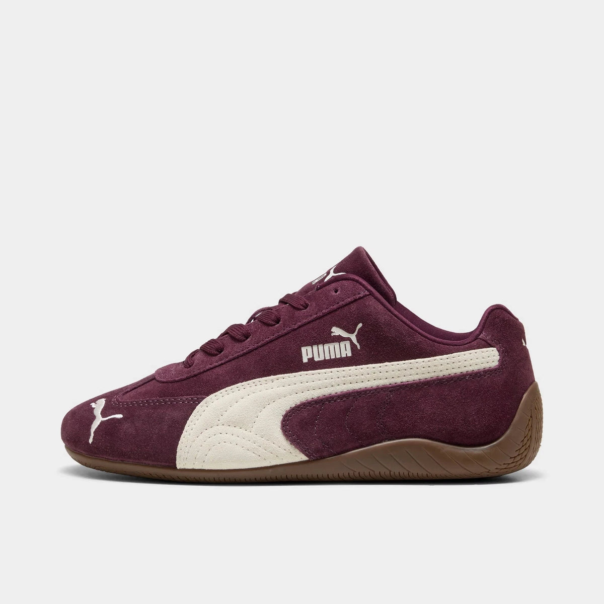 Women's Low-Profile Napped Leather Sneakers