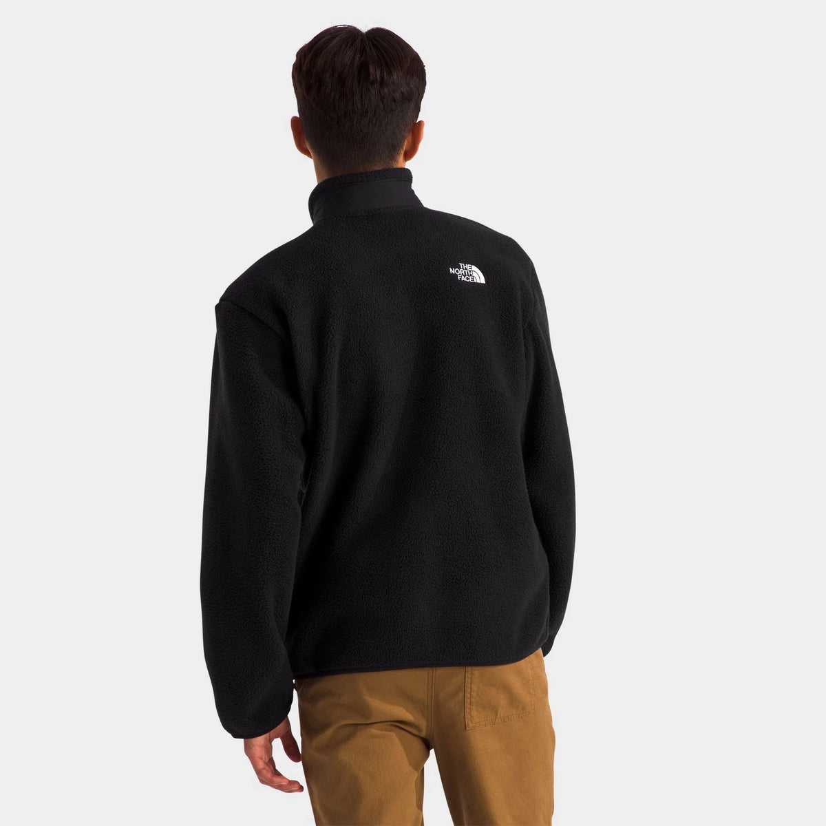 Boys' High-Pile Fleece Full-Zip Jacket