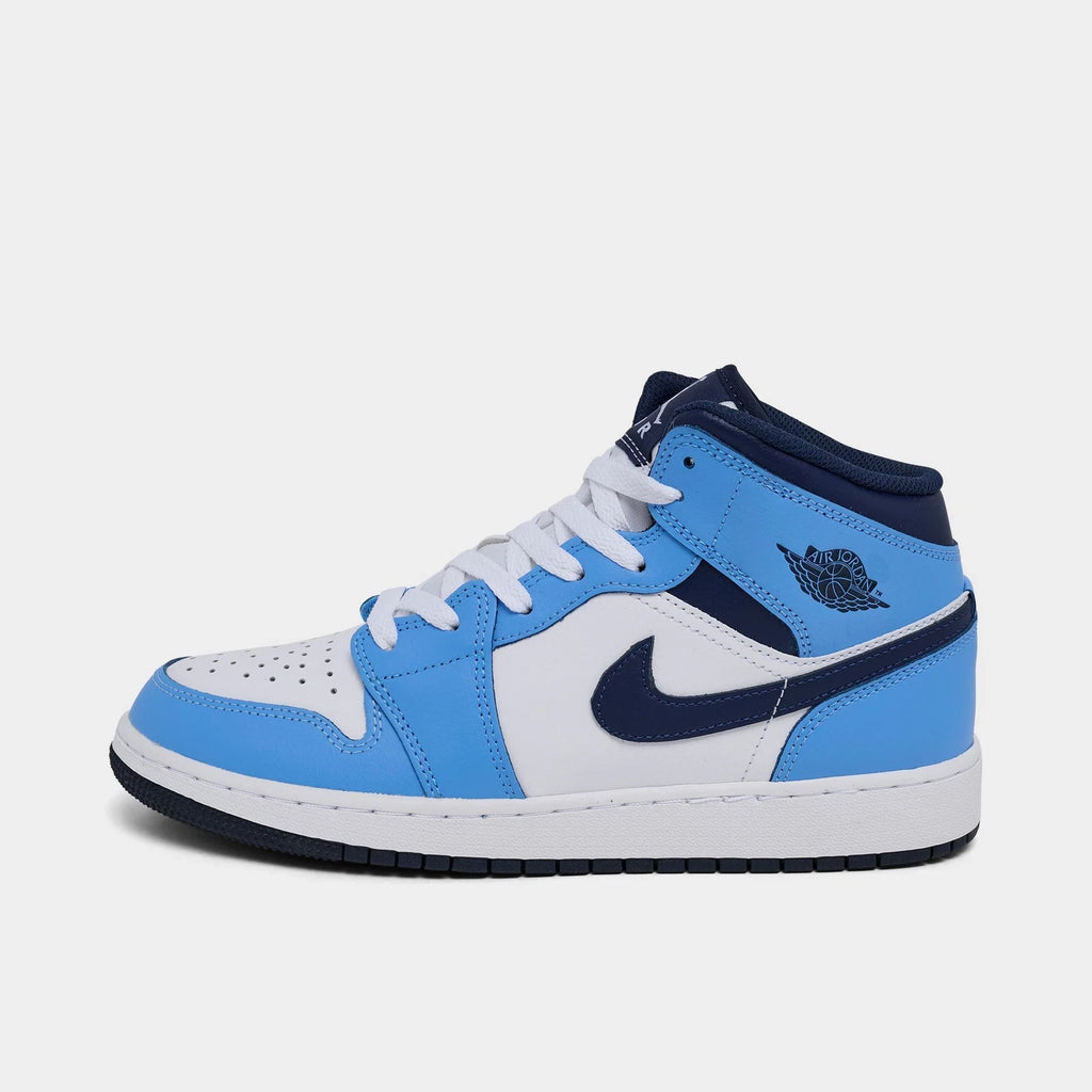 Big Kids' Leather Mid-Top Sneakers