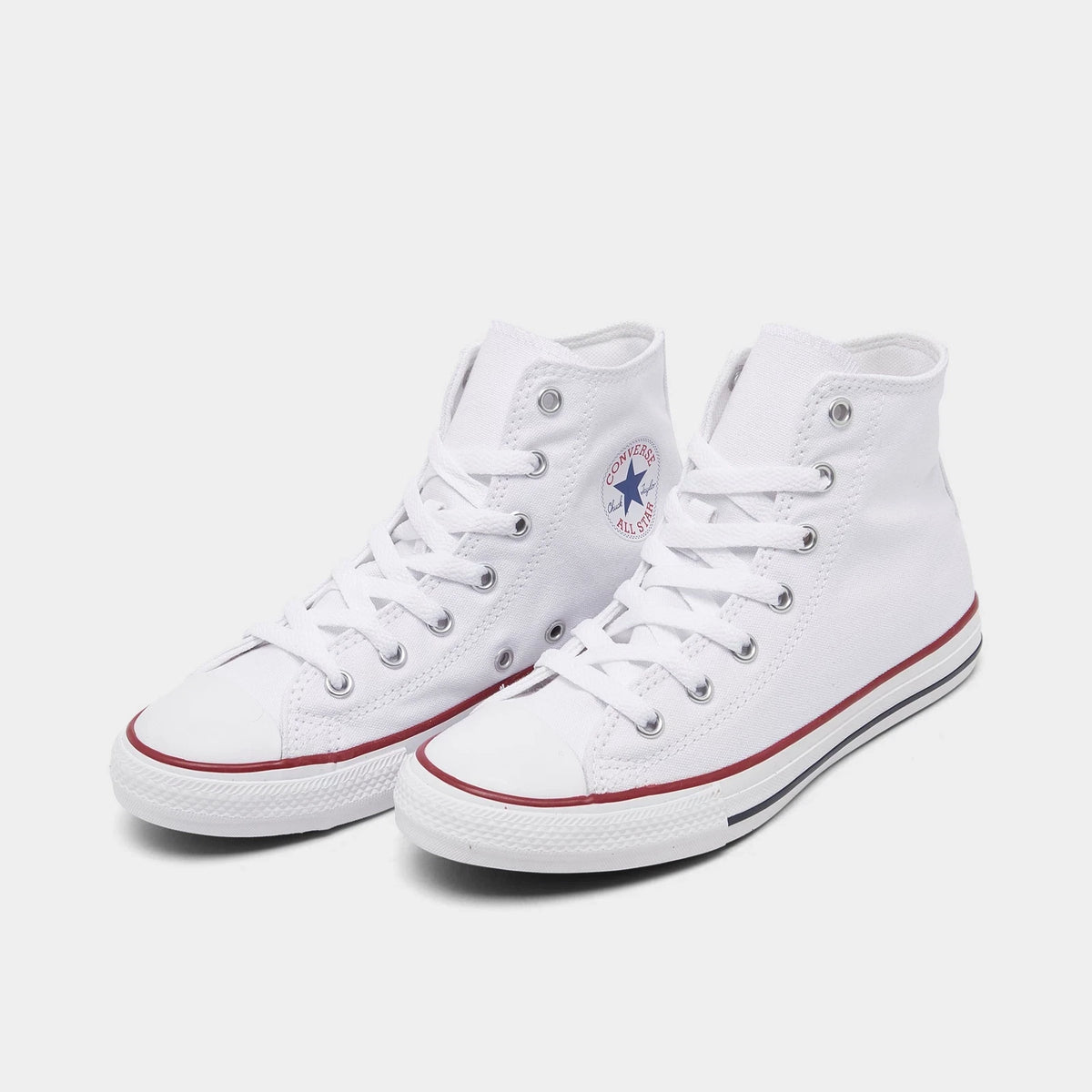 Little Kids' Canvas High Top Sneakers - White