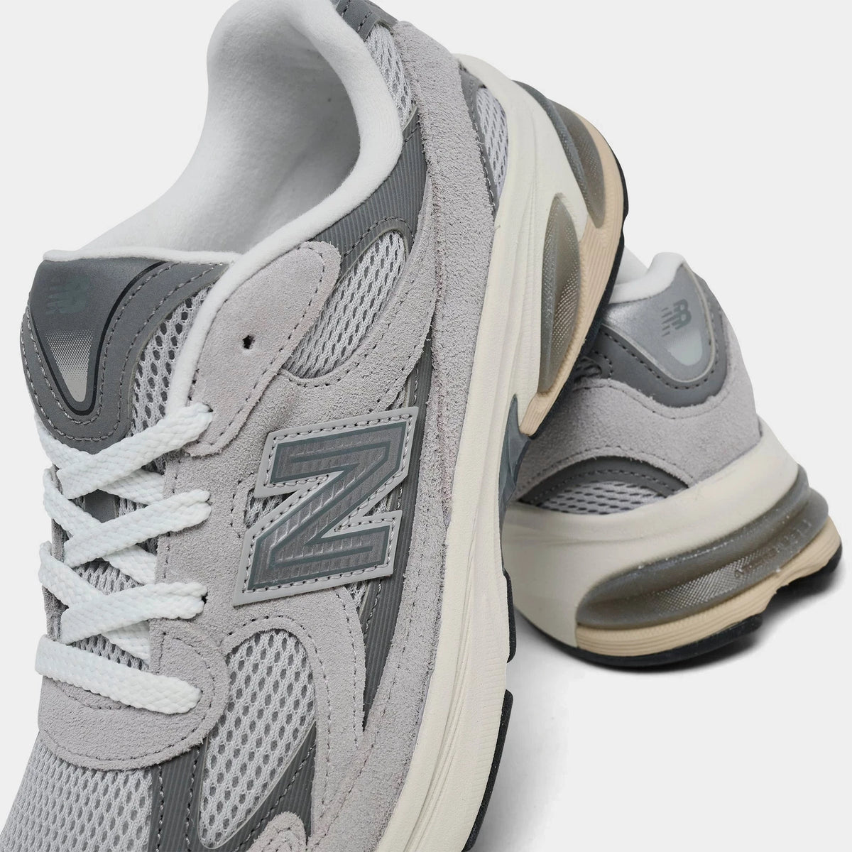 Big Kids' Mesh and Nubuck Casual Sneakers