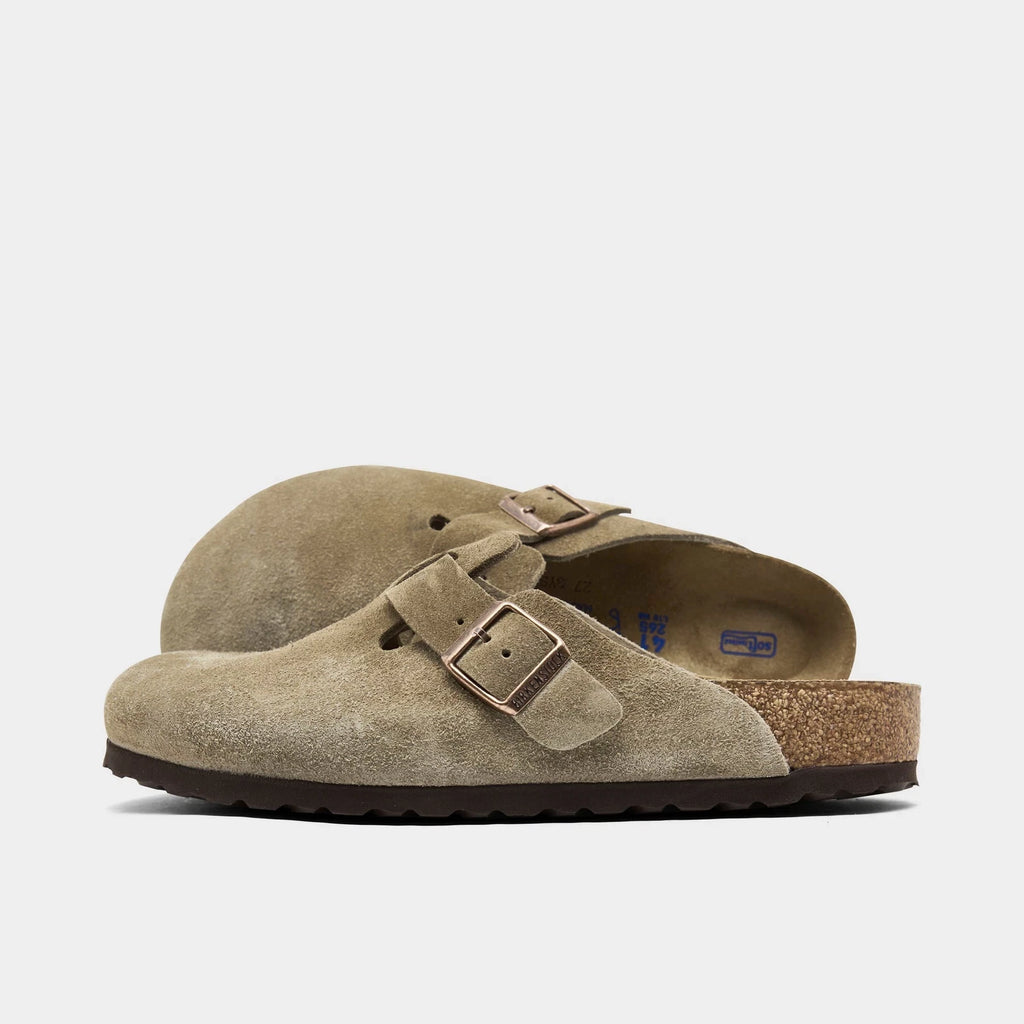 Men's Suede Soft Footbed Clogs